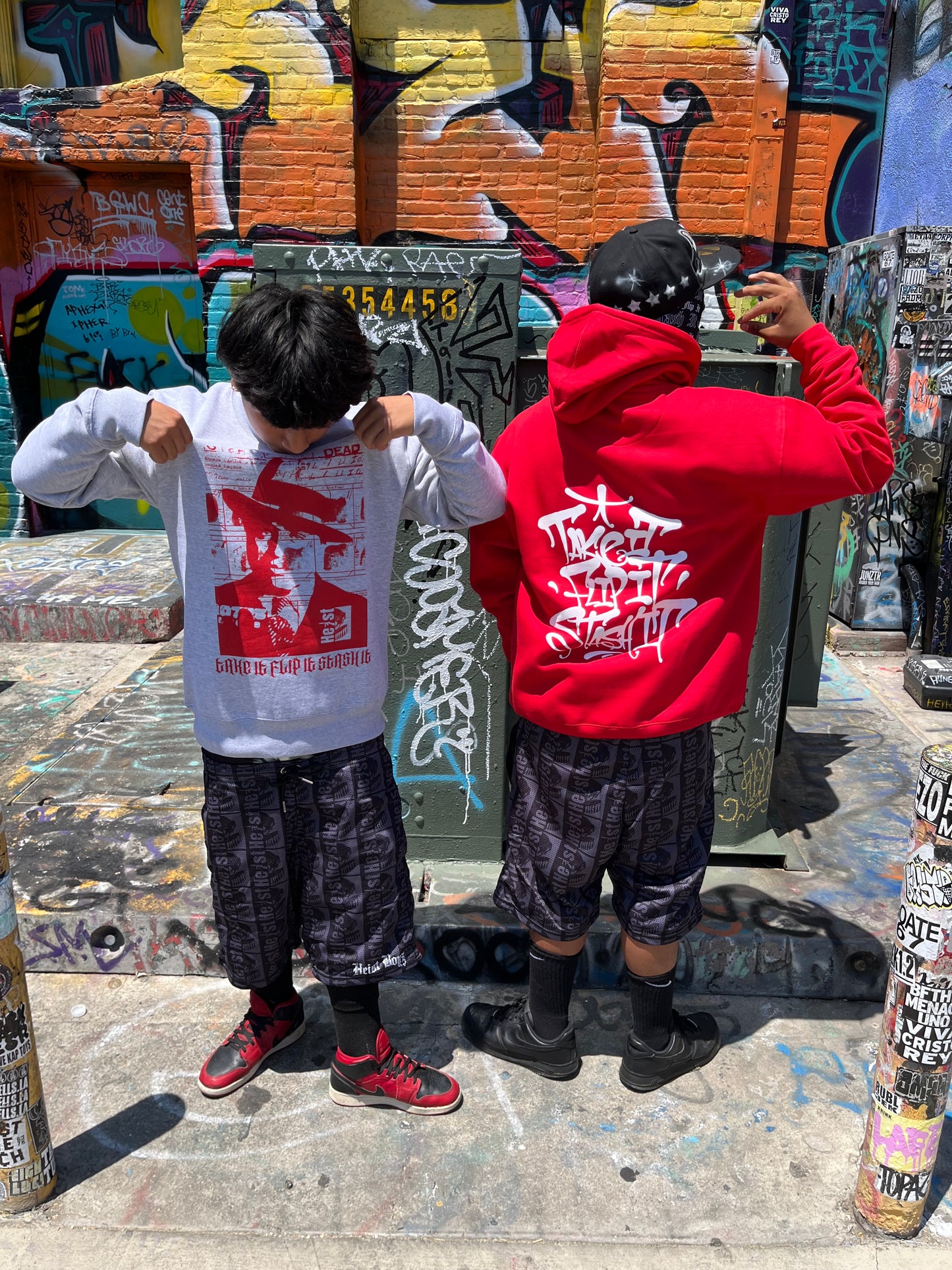 New “Heist Clown” Mesh Shorts