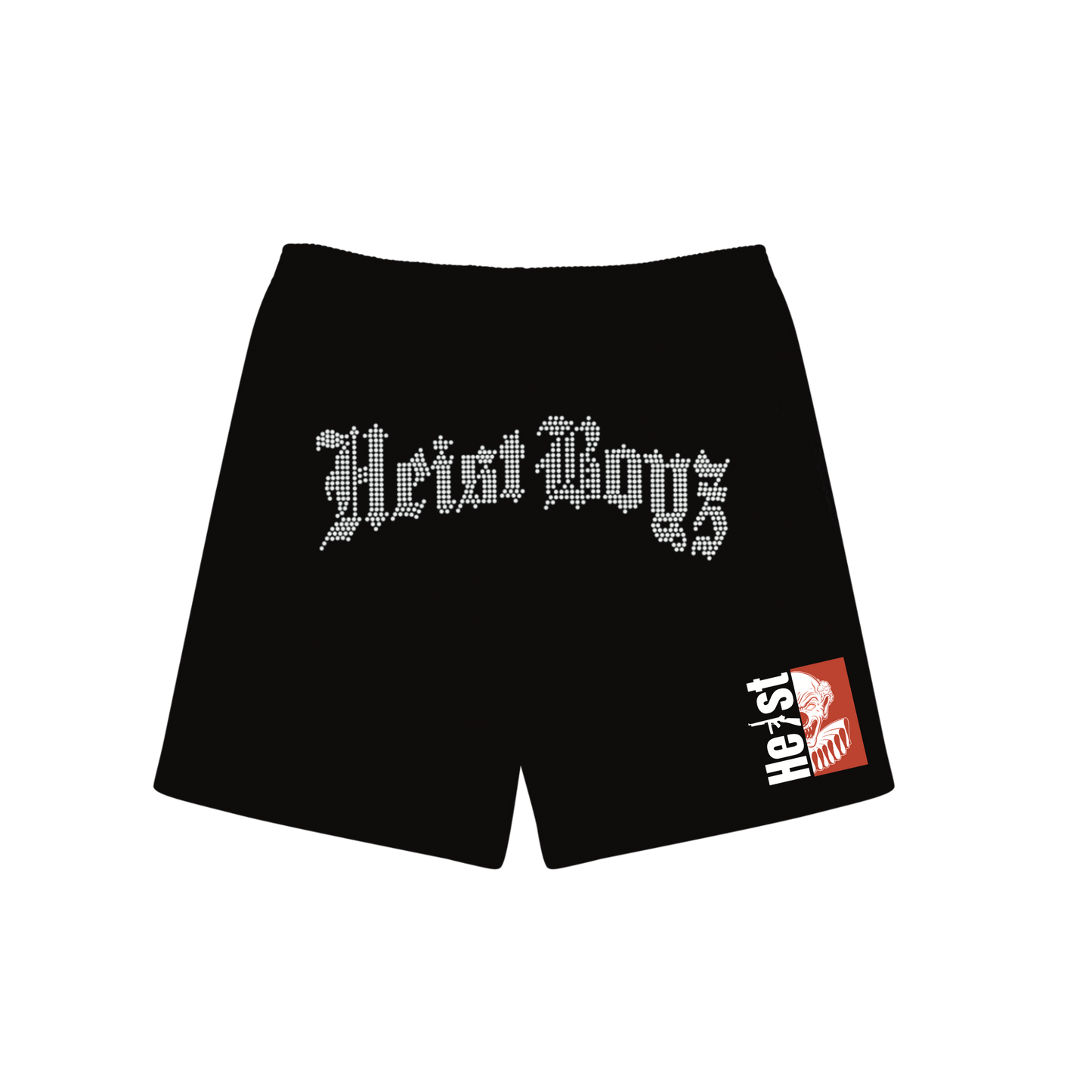 Rhinestone “Heist Boyz” Shorts