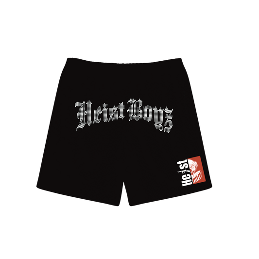 Rhinestone “Heist Boyz” Shorts