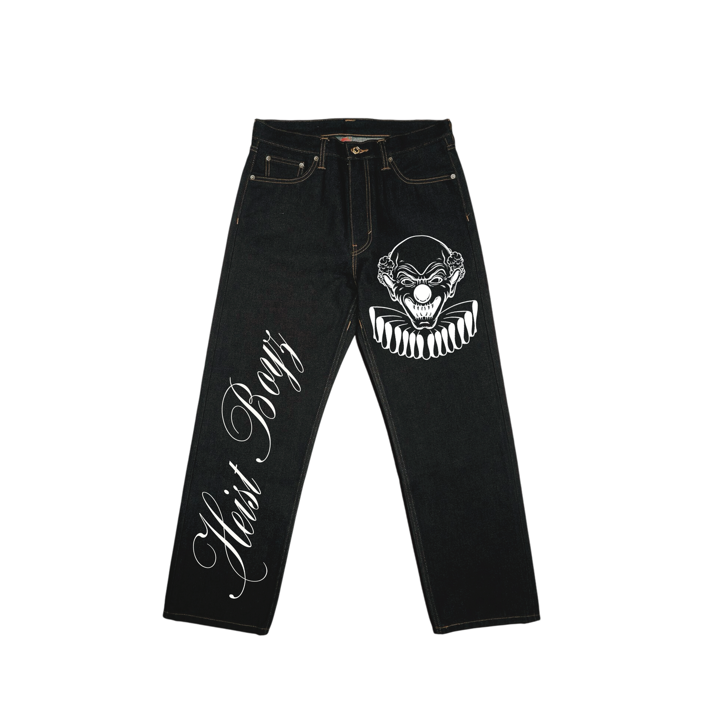 New “Heist Clown” Denim Jeans