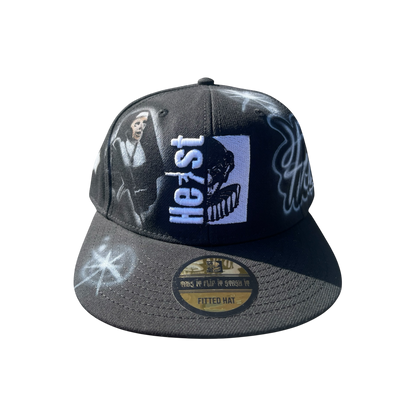 EXCLUSIVE - Heist Boyz x Fivestar Airbrushed Fitted Hat