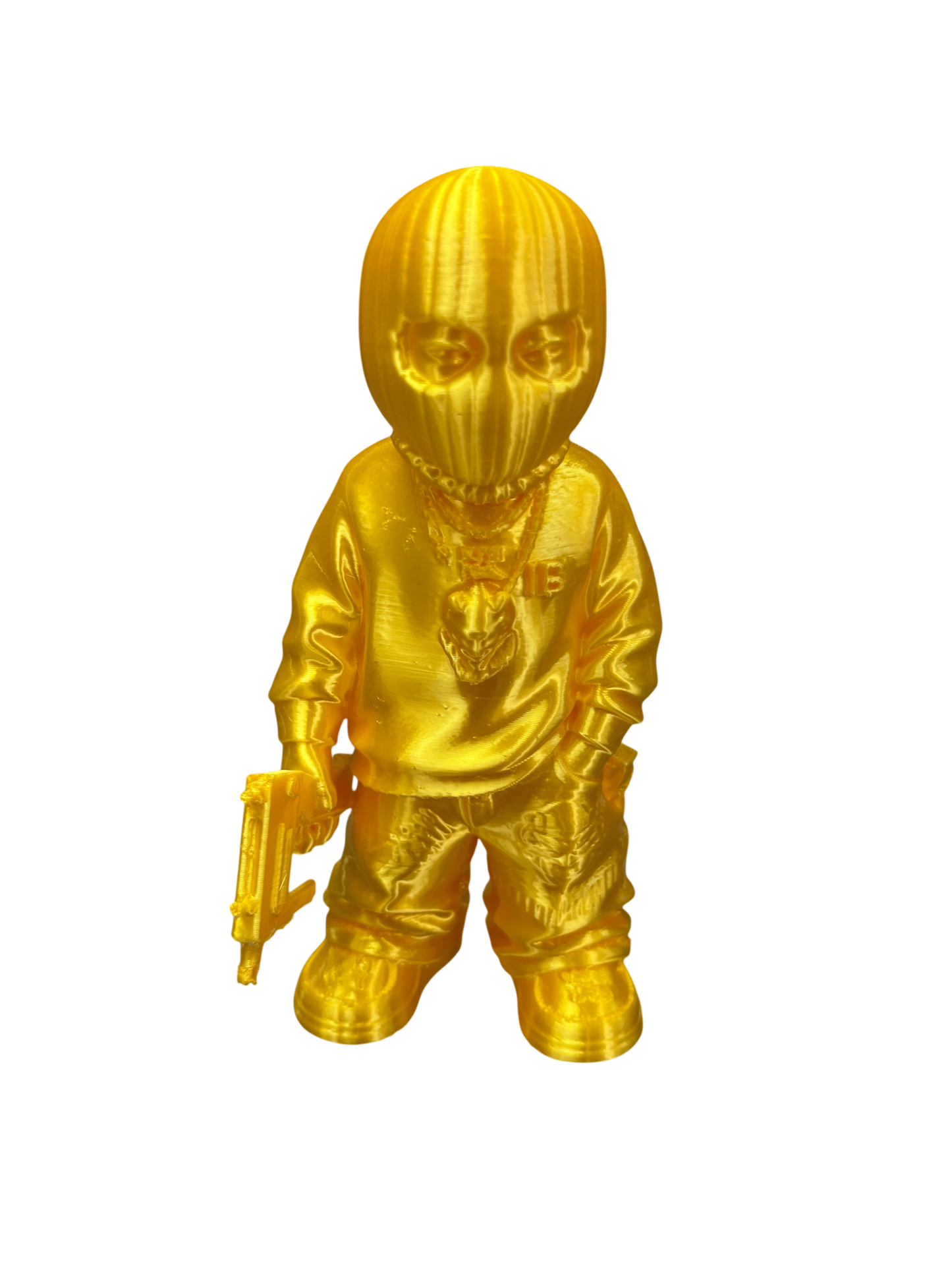 "Heist Boyz" Gold 3D Figure