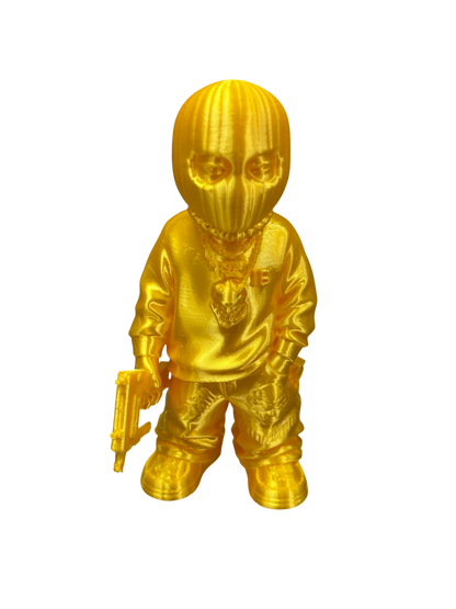 "Heist Boyz" Gold 3D Figure